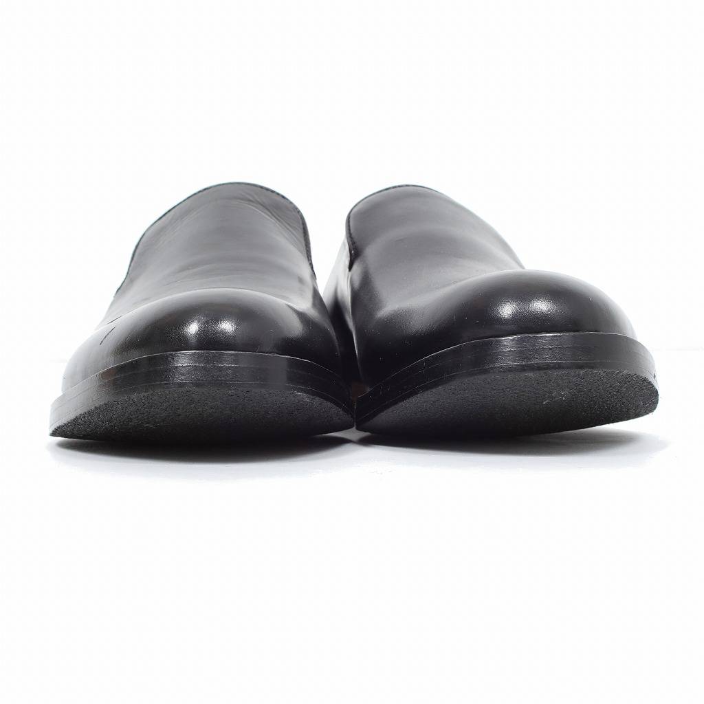 Milton Keynes ミルトンキーンズ レザーフラットシューズ ラバーソール