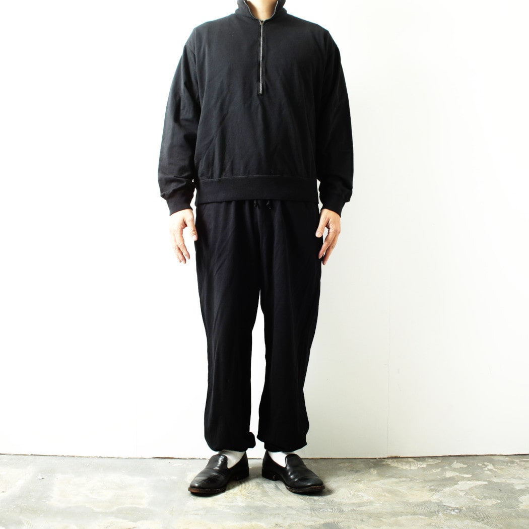 marka マーカ オーガニックコットンインレイ イージーワイドパンツ EASY PANTS WIDE INK BLACK