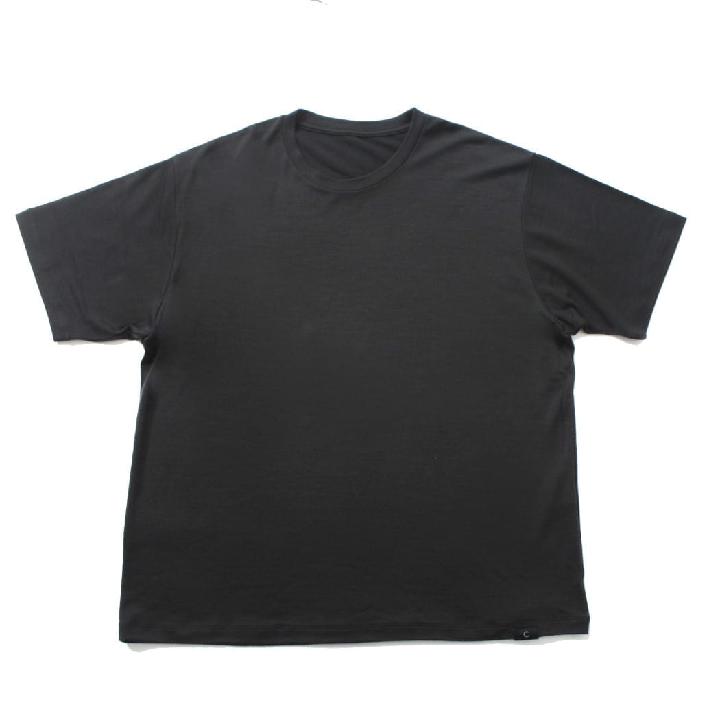 CAPERTICA カペルチカ ウールTシャツ Super140s ウオッシャブルウール ダークネス DARKNESS ダークグレー