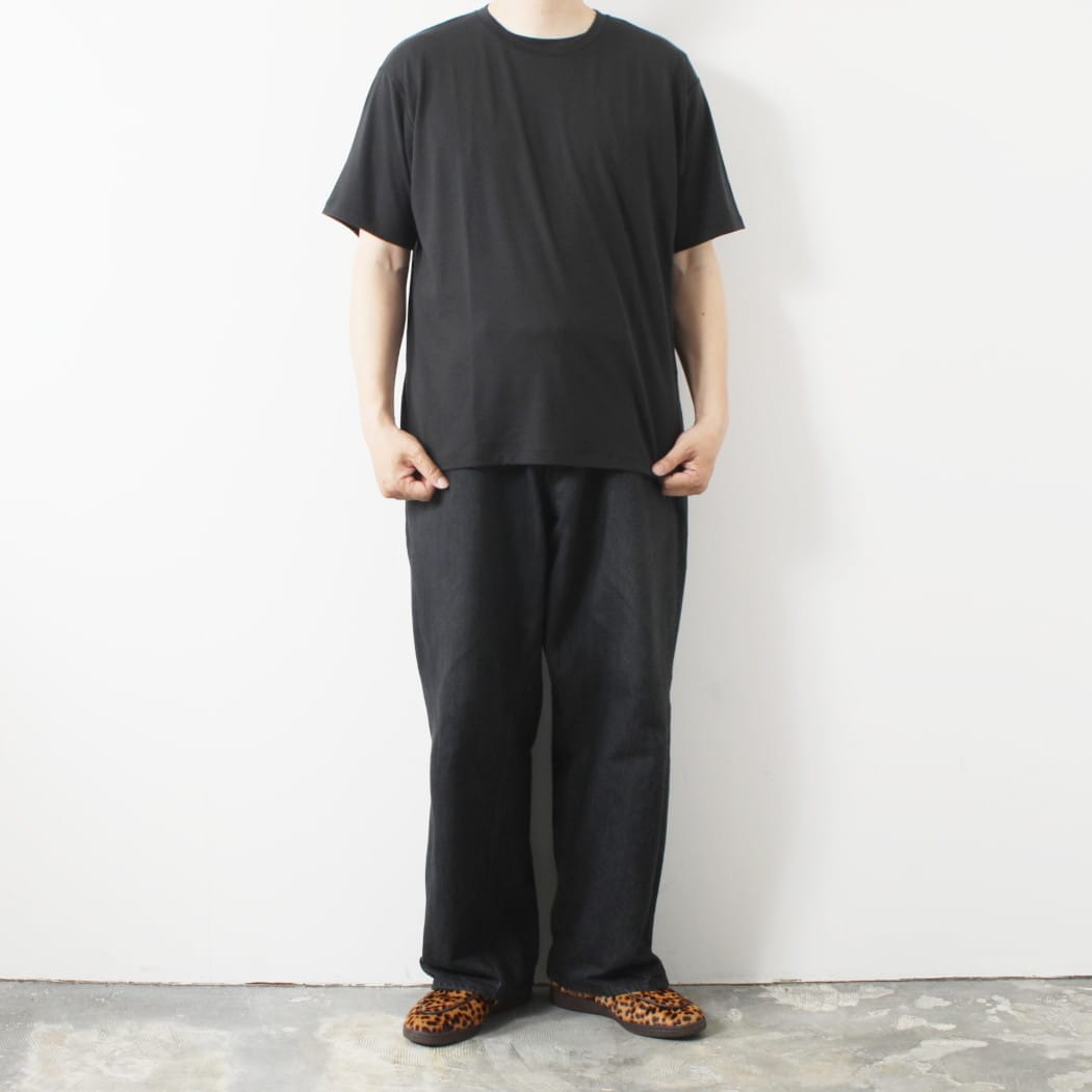 CAPERTICA カペルチカ ウールTシャツ Super140s ウオッシャブルウール ダークネス DARKNESS ダークグレー
