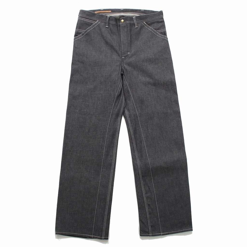 SCYE BASICS サイ ベーシックス ノンウオッシュ ライトウェイトデニム ストレートジーンズ インディゴ Lightweight Denim Straight Leg Jeans