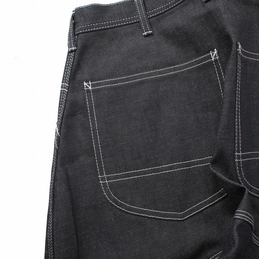 SCYE BASICS サイ ベーシックス ノンウオッシュ ライトウェイトデニム ストレートジーンズ インディゴ Lightweight Denim Straight Leg Jeans