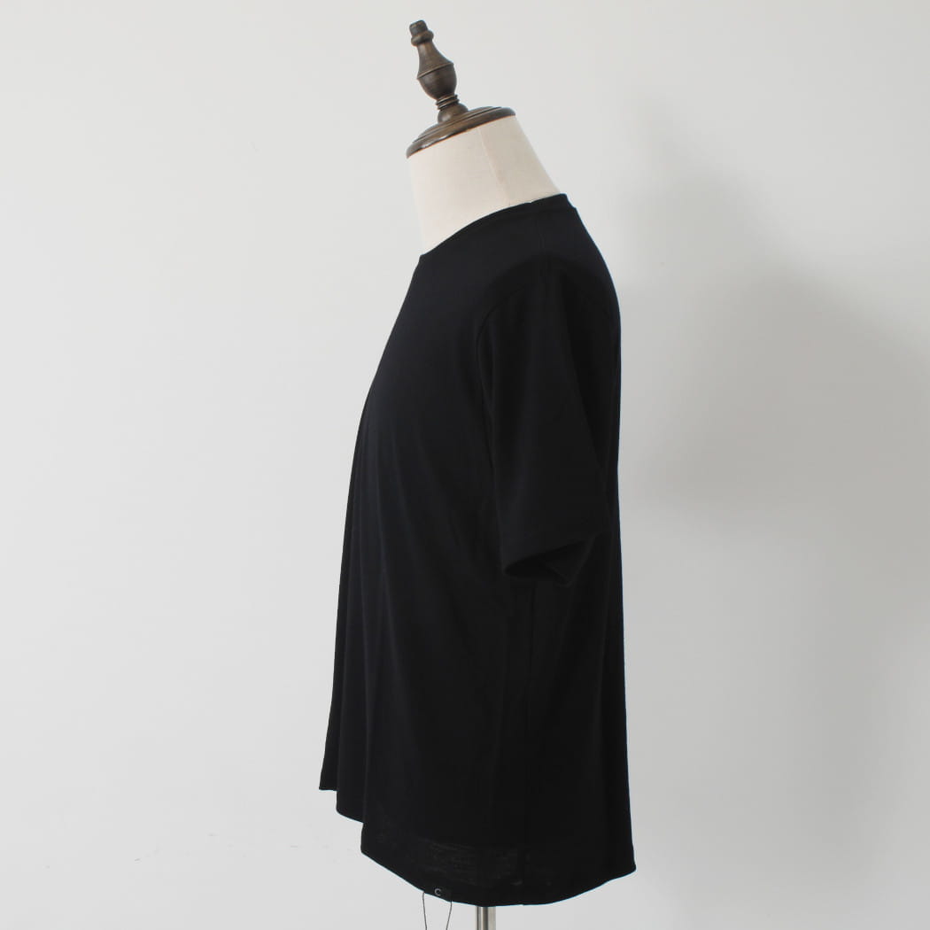 CAPERTICA カペルチカ ウールTシャツ Super140s ウオッシャブルウール MIDNIGHT ダークネイビー