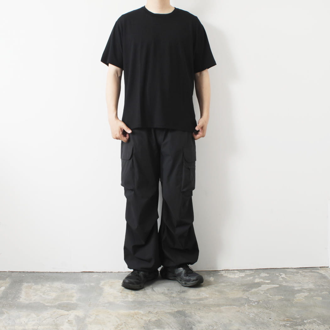 CAPERTICA カペルチカ ウールTシャツ Super140s ウオッシャブルウール MIDNIGHT ダークネイビー