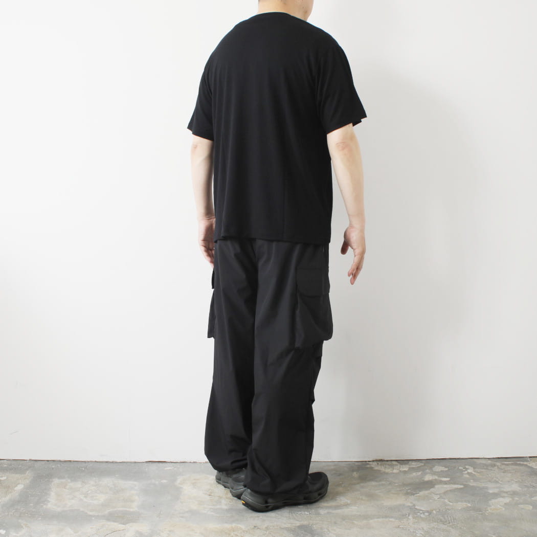 CAPERTICA カペルチカ ウールTシャツ Super140s ウオッシャブルウール MIDNIGHT ダークネイビー