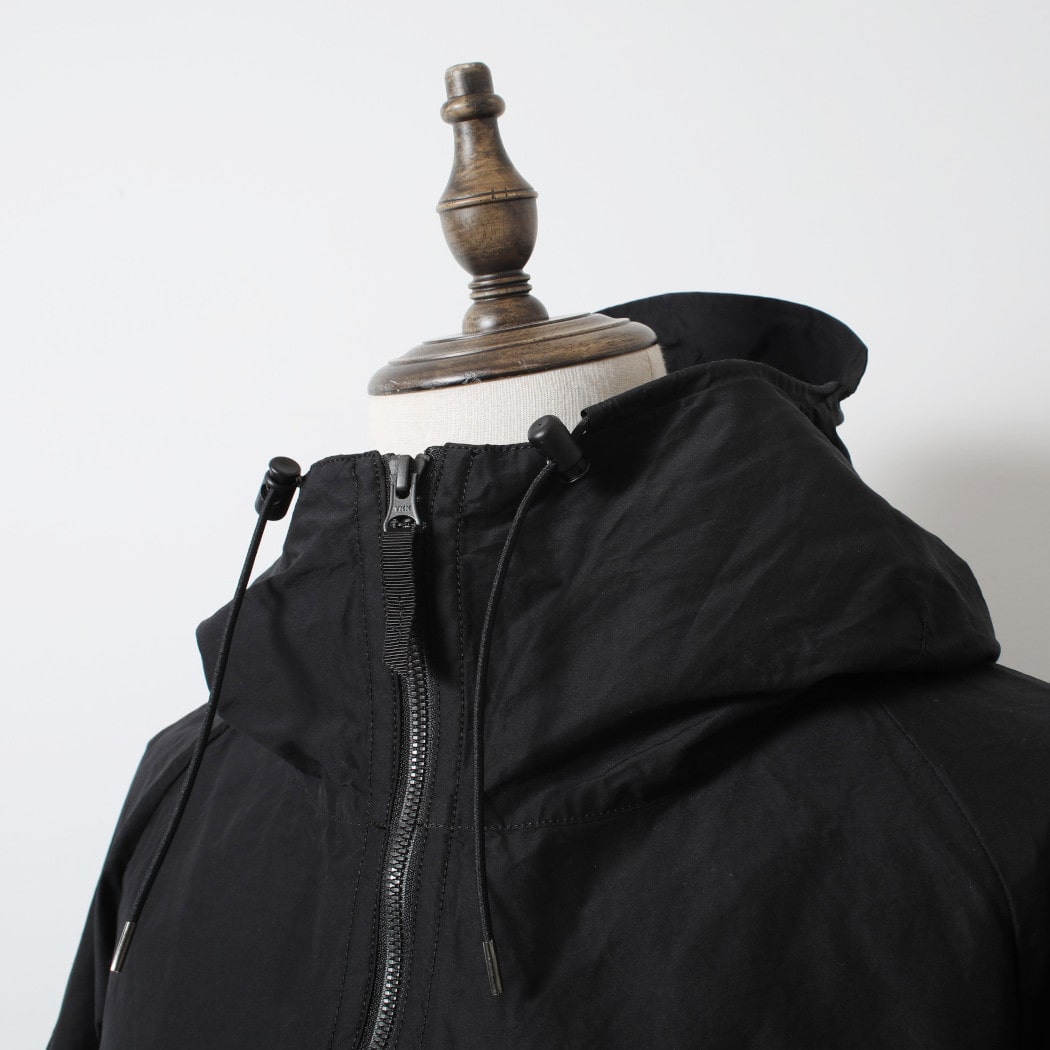 marka マーカ オーガニックコットンシルク高密度タイプライター ECWCS GEN II ジャケット M25A02BL02C ブラック