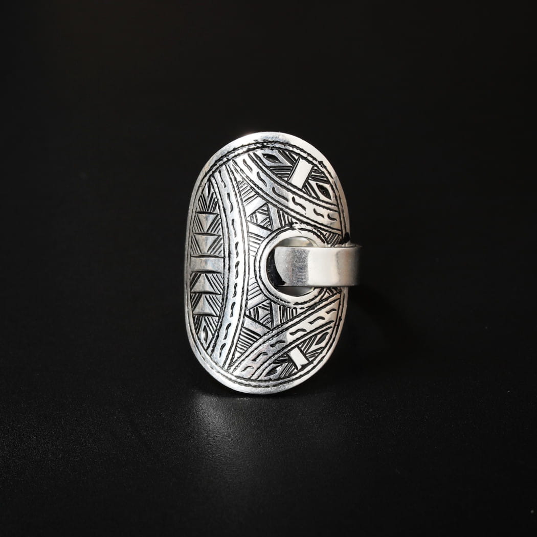 TOUAREG SILVER JEWELRY トゥアレグ シルバー ジュエリー シルバーリング OVAL シルバー
