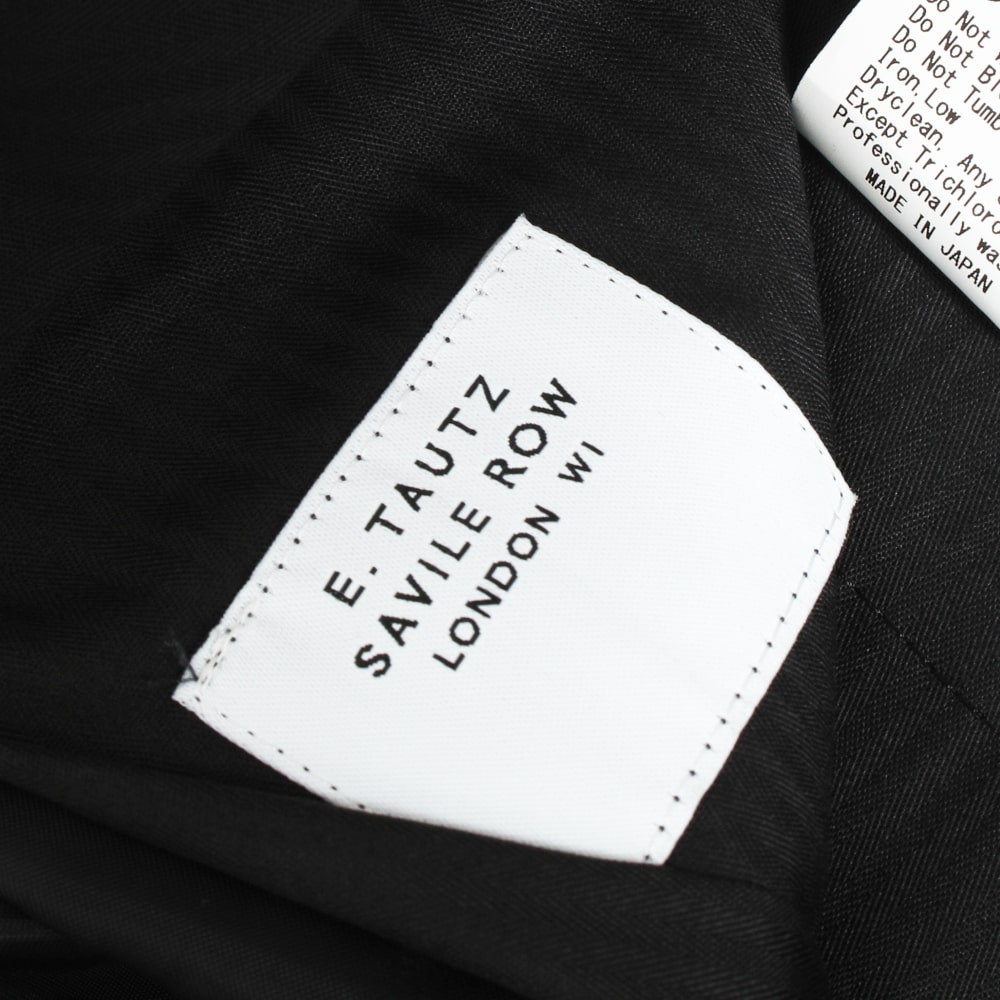 E.TAUTZ イートウツ プリーテッドトラウザーズ PLEATED TAILORED TROUSERS ネイビー