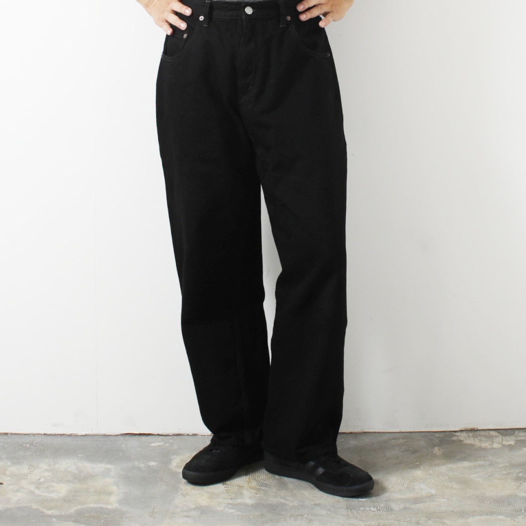 週末限定価格 CIOTA バギー デニム ブラック ジーンズ CIOTA (シオタ) ブラック スビンコットン 13,5oz バギーデニム