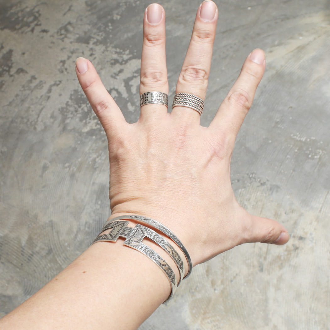 TOUAREG SILVER JEWELRY トゥアレグ シルバー ジュエリー シルバーリング Simple シルバー
