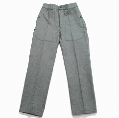 デッドストック スイス軍 80'S デニムパンツ メランジ グレーグリーン