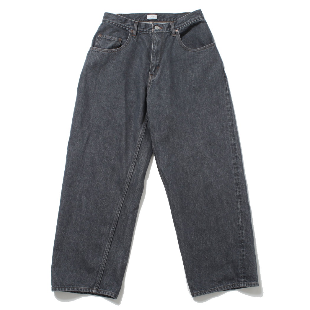 CIOTA シオタ New Baggy 5 Pocket Pants 生機 デニム スビンコットン 13.5ozバギーデニム ミディアムグレー