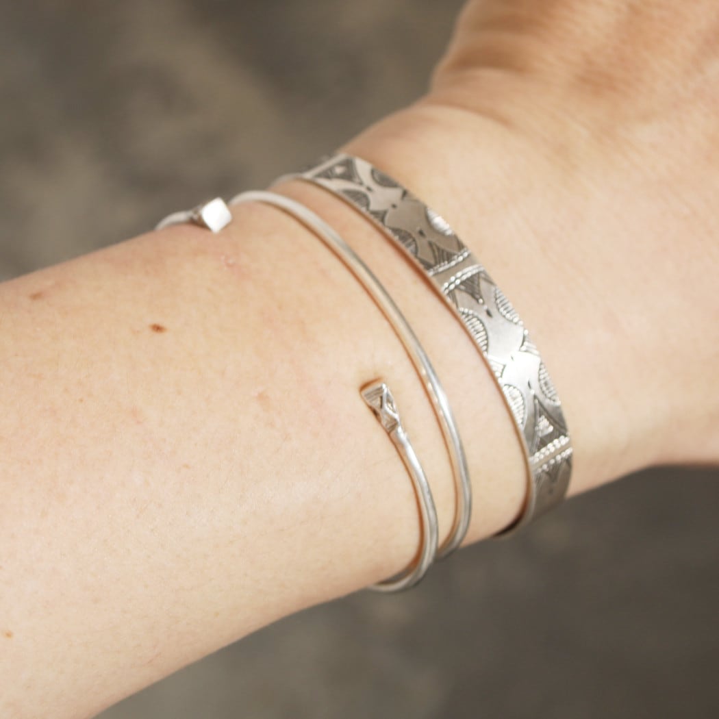TOUAREG SILVER JEWELRY トゥアレグ シルバー ジュエリー シルバーバングル シルバー F