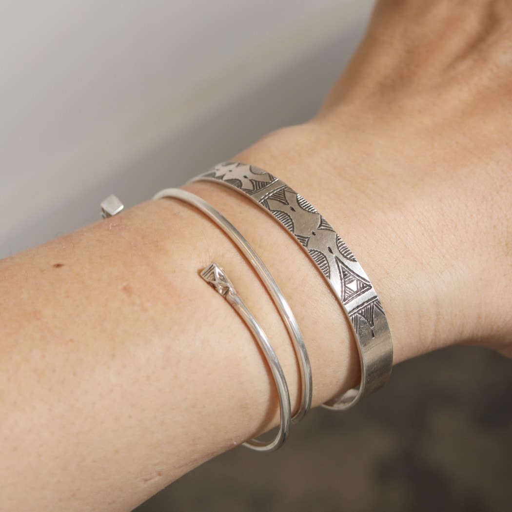 TOUAREG SILVER JEWELRY トゥアレグ シルバー ジュエリー シルバーバングル シルバー F