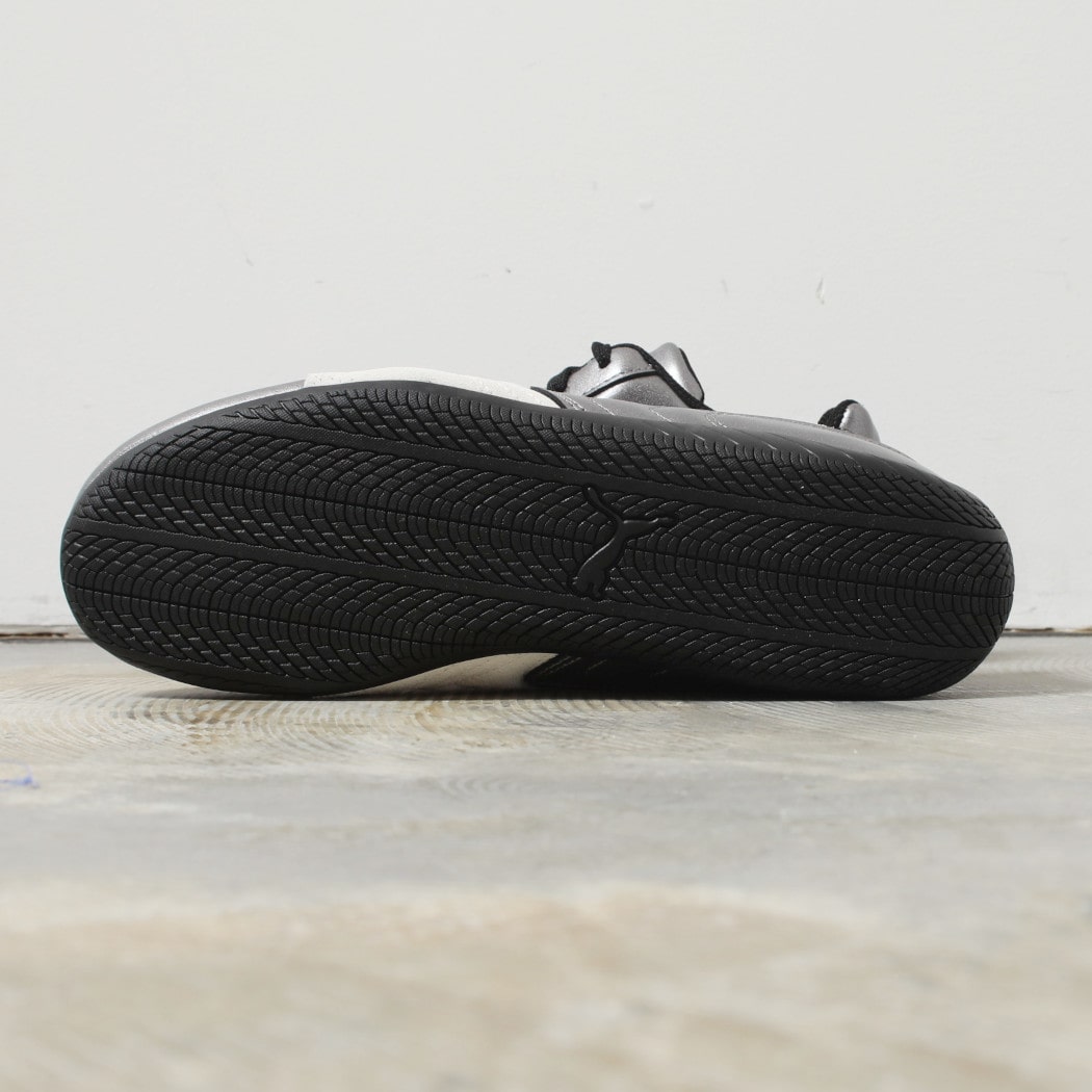 PUMA プーマ SPEEDCAT METALLIC スピードキャット スニーカー メタリック メタリックシルバーグレー PUMA BLACK -WARM WHITE