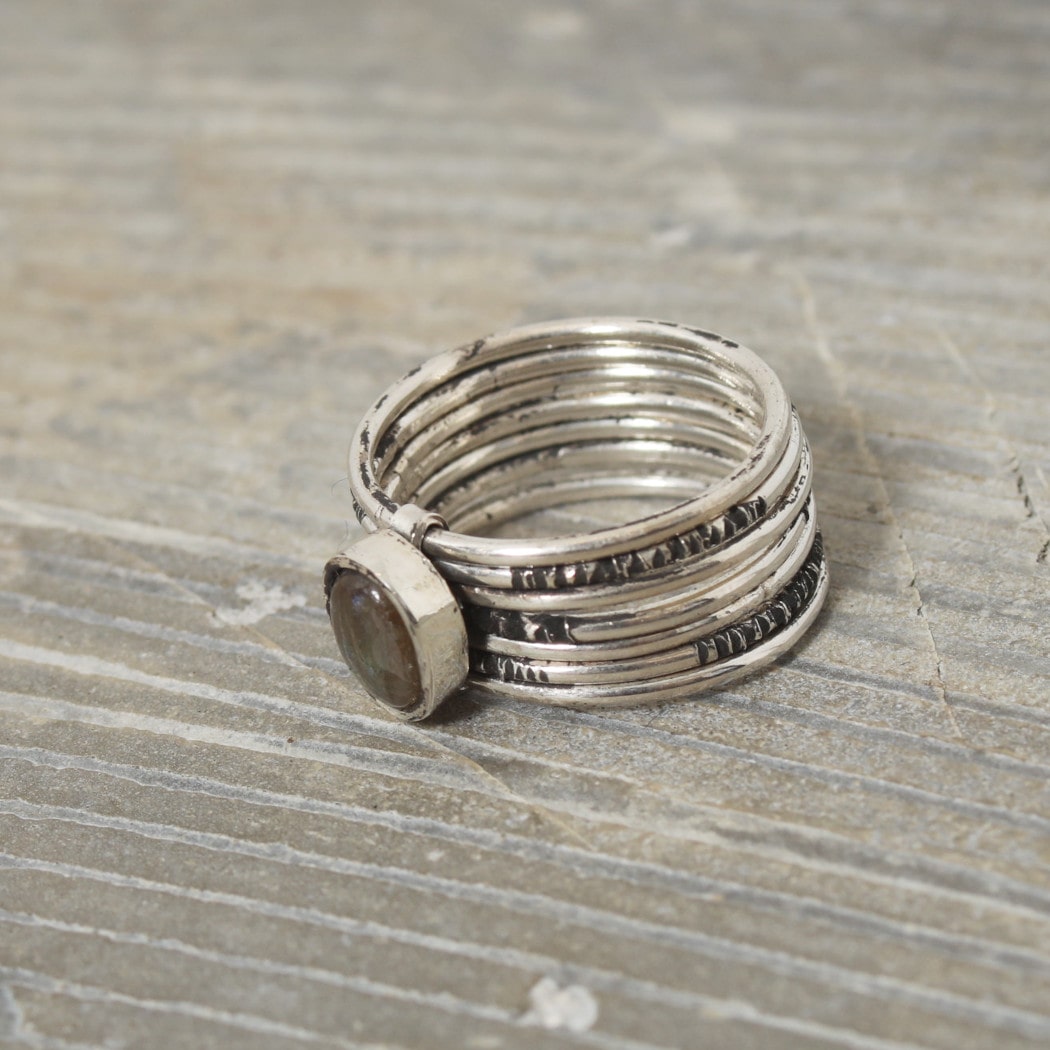 トゥアレグ シルバー ジュエリー TOUAREG SILVER JEWELRY 7連リング