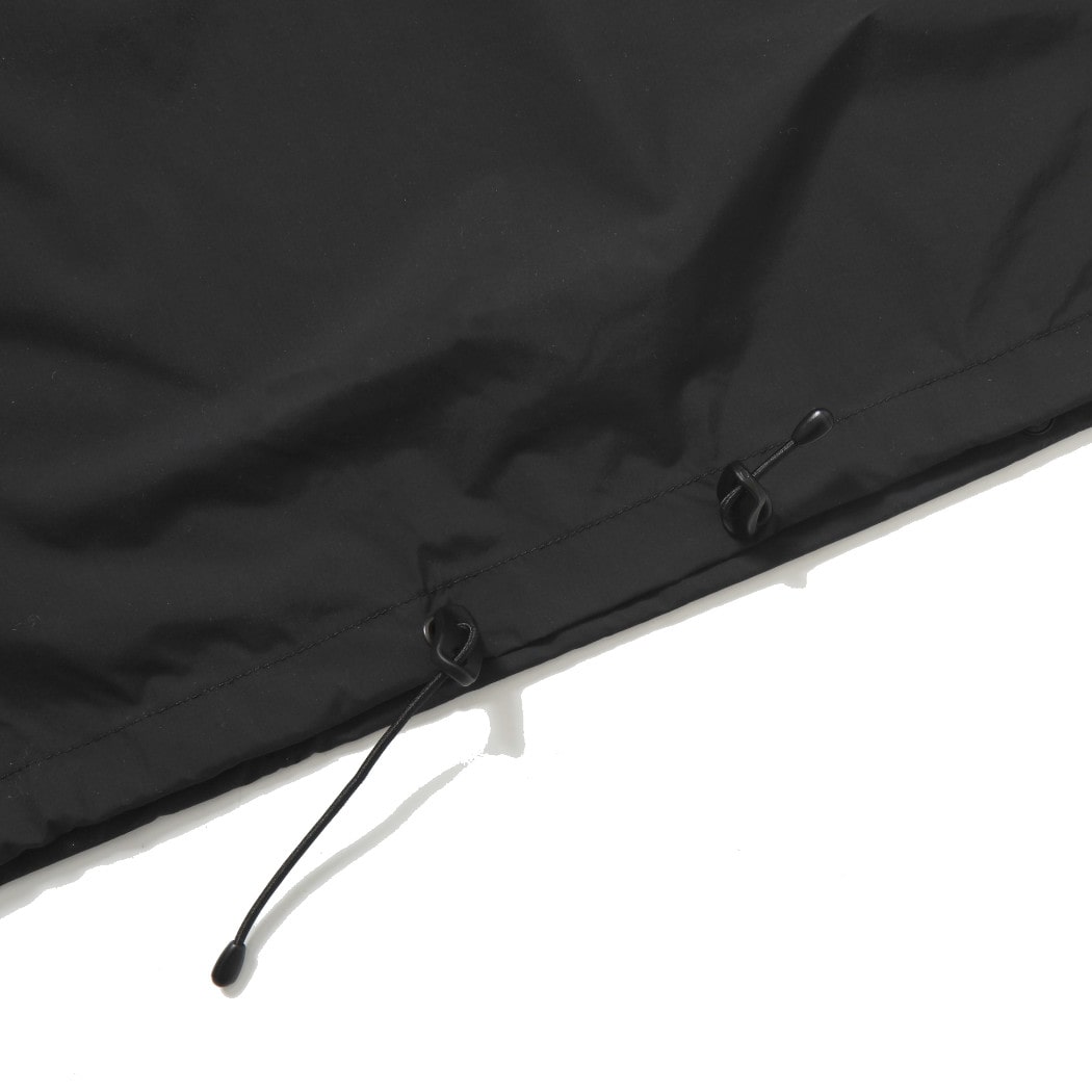 BURLAP OUTFITTER バーラップアウトフィッター ナイロン カグール アノラックパーカー ブラック CAGOULE EP BLACK
