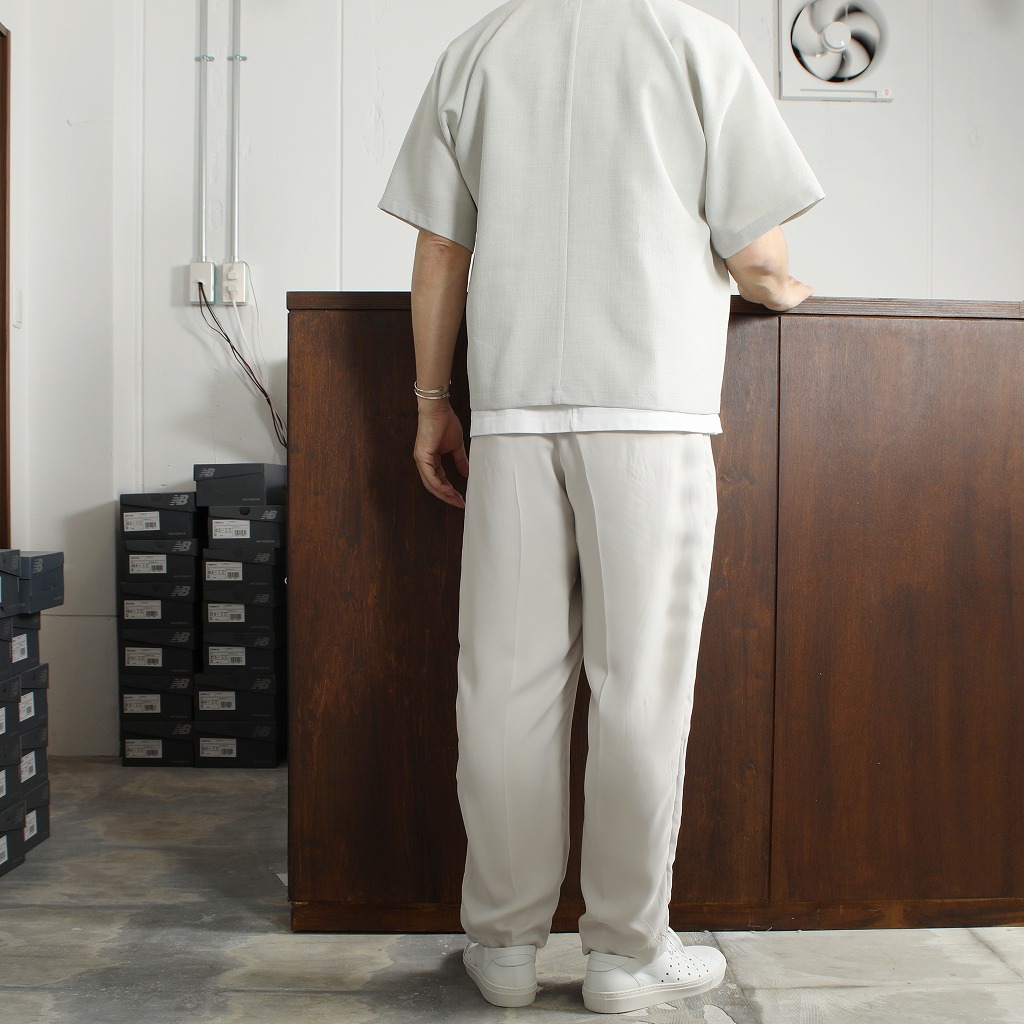 ATHA アタ オープンカラーシャツ ドライタッチ オフホワイト DRY TOUCH OPEN COLLAR SHIRT OFF