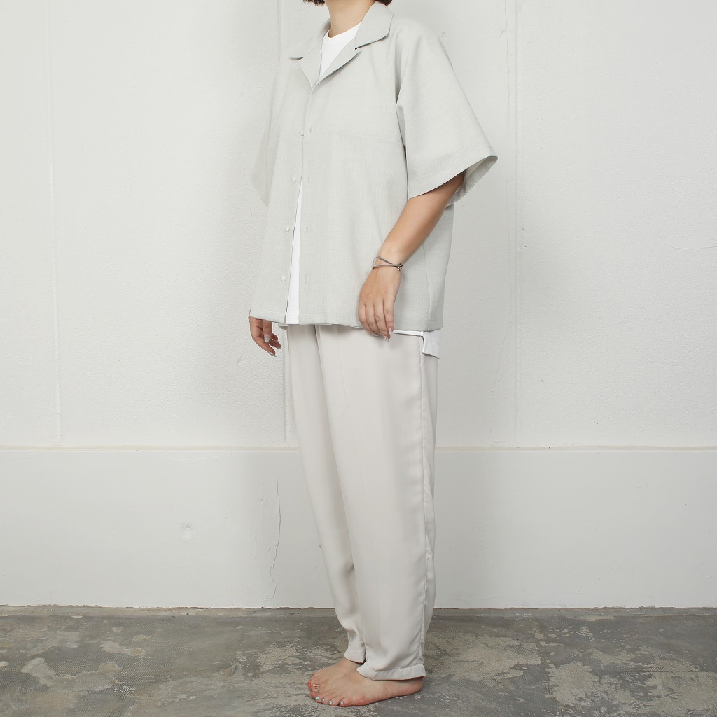 ATHA アタ オープンカラーシャツ ドライタッチ オフホワイト DRY TOUCH OPEN COLLAR SHIRT OFF