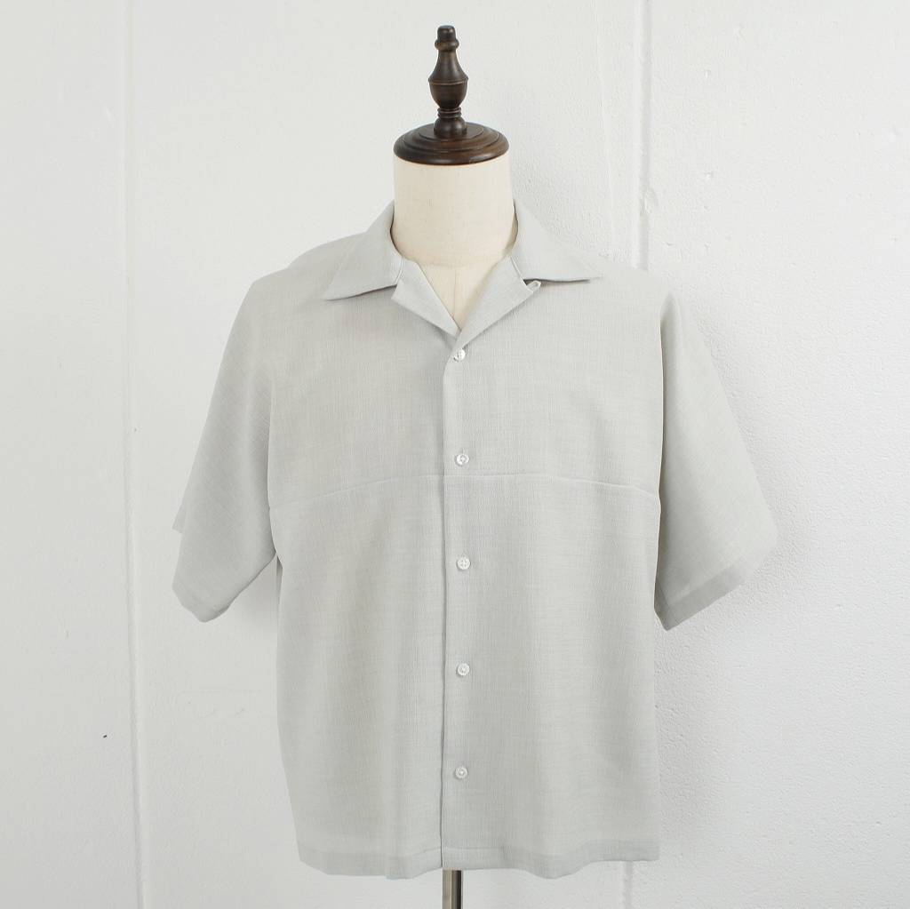 ATHA アタ オープンカラーシャツ ドライタッチ オフホワイト DRY TOUCH OPEN COLLAR SHIRT OFF