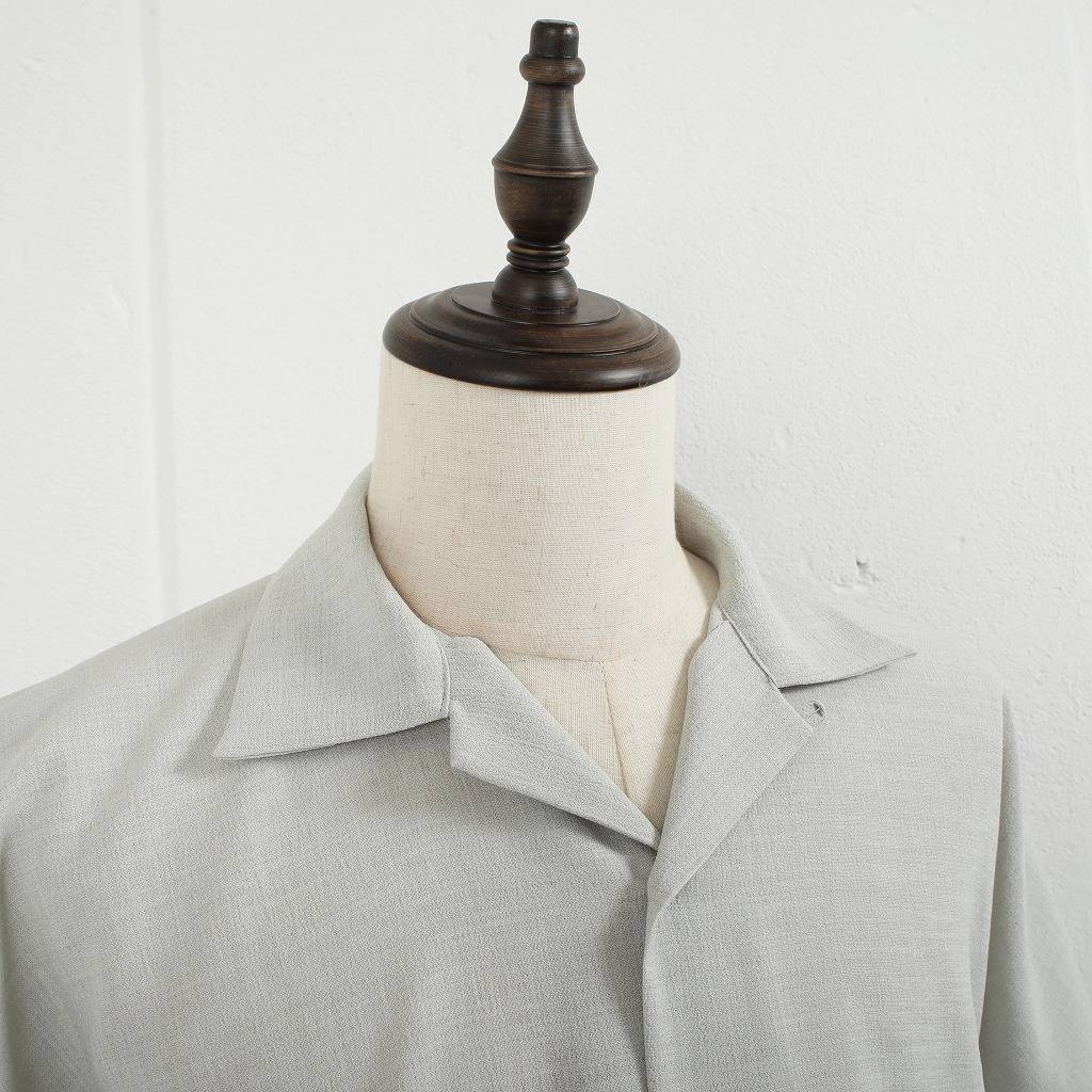 ATHA アタ オープンカラーシャツ ドライタッチ オフホワイト DRY TOUCH OPEN COLLAR SHIRT OFF