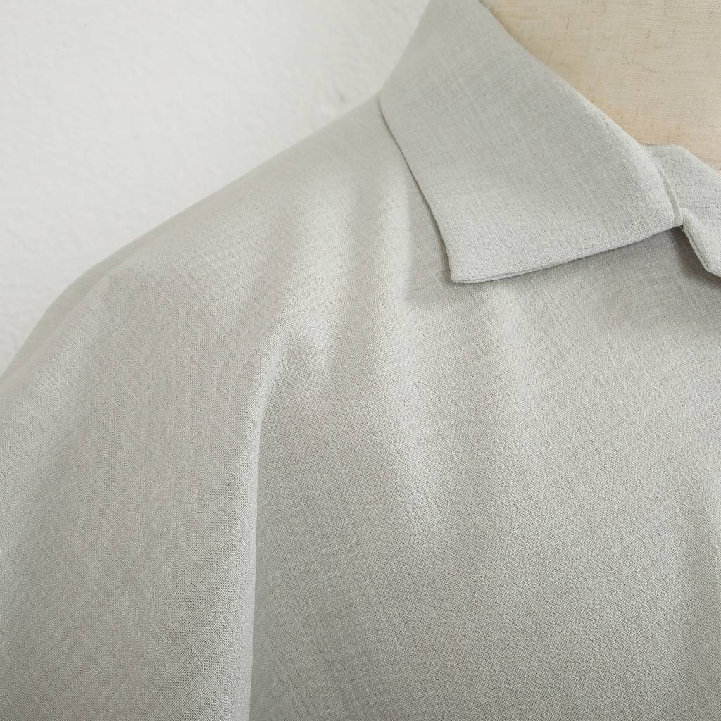 ATHA アタ オープンカラーシャツ ドライタッチ オフホワイト DRY TOUCH OPEN COLLAR SHIRT OFF