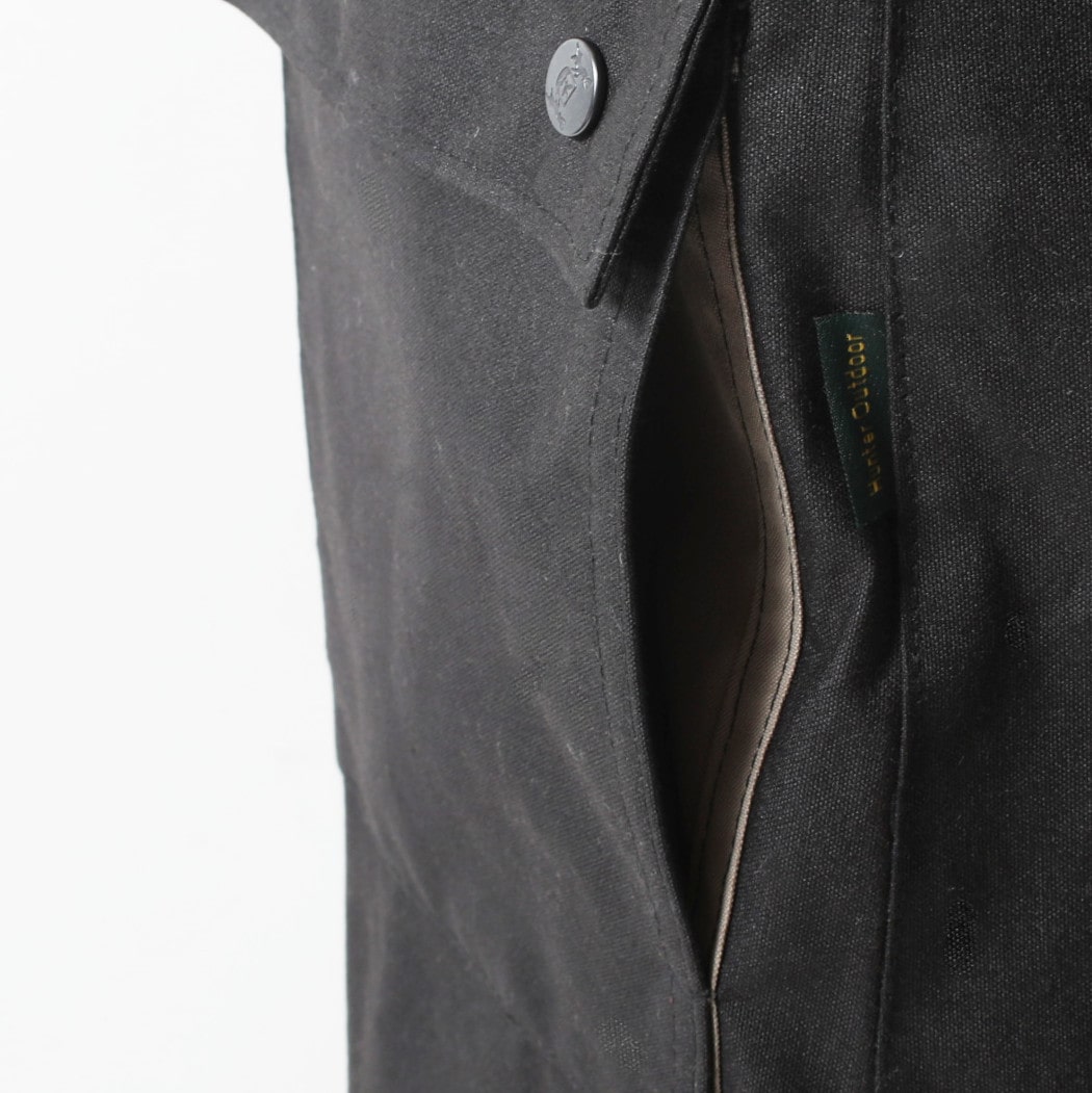 Rockall Outdoor ロッコール アウトドア Aussie Duster Waxed Coat ワックスコットン オージーダスターコート ブラック
