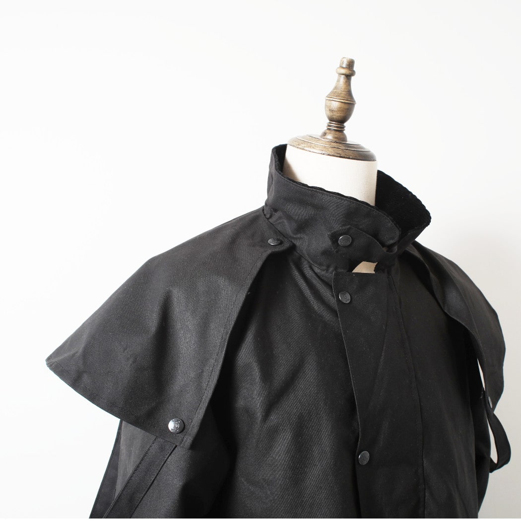 Rockall Outdoor ロッコール アウトドア Aussie Duster Waxed Coat ワックスコットン オージーダスターコート ブラック