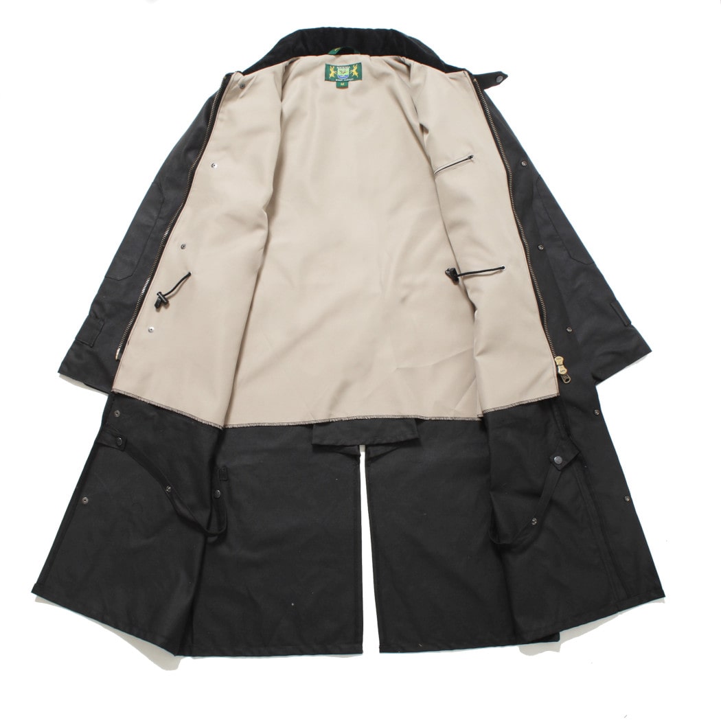 Rockall Outdoor ロッコール アウトドア Aussie Duster Waxed Coat ワックスコットン オージーダスターコート ブラック