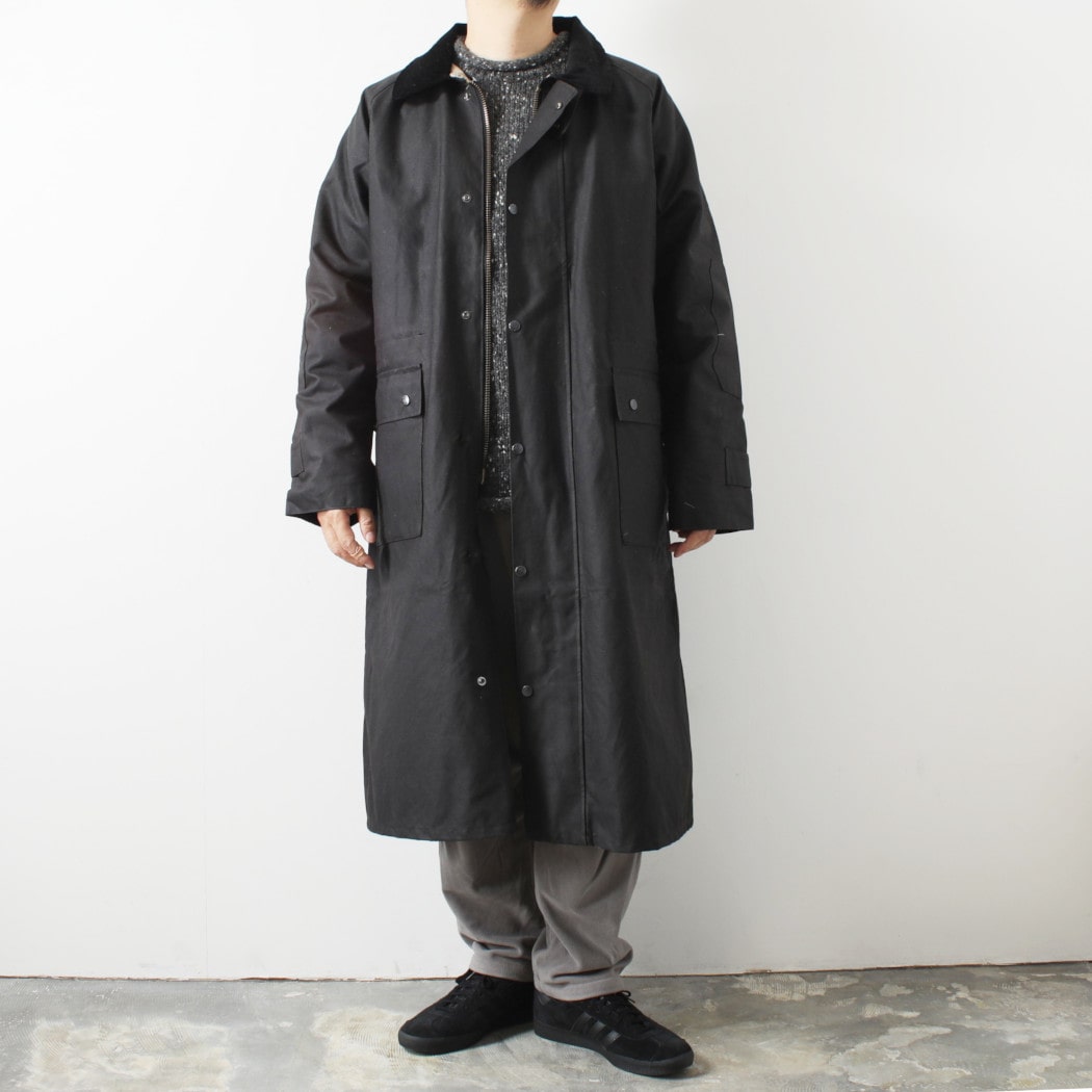 Rockall Outdoor ロッコール アウトドア Aussie Duster Waxed Coat ワックスコットン オージーダスターコート ブラック