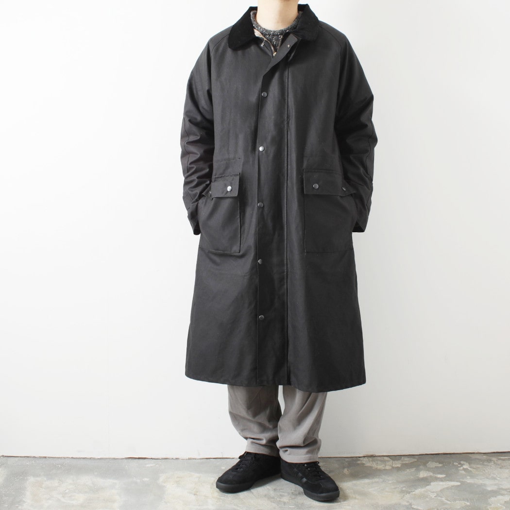 Rockall Outdoor ロッコール アウトドア Aussie Duster Waxed Coat ワックスコットン オージーダスターコート ブラック