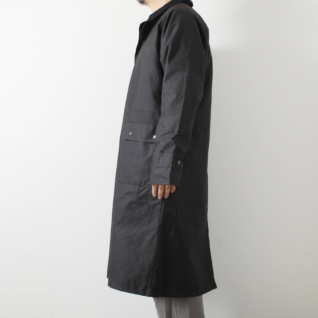 Rockall Outdoor ロッコール アウトドア Aussie Duster Waxed Coat ワックスコットン オージーダスターコート ブラック