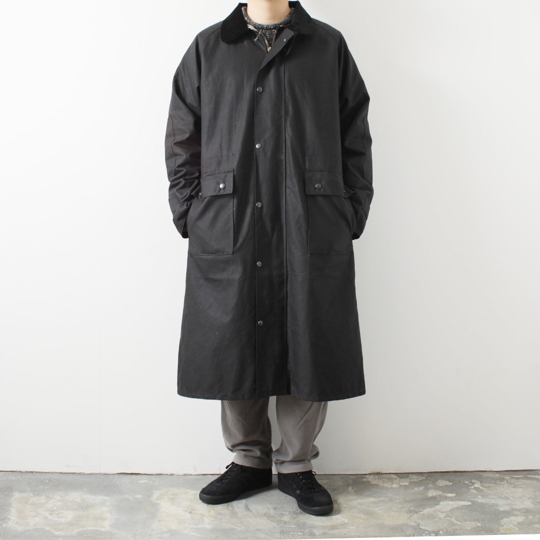 Rockall Outdoor ロッコール アウトドア Aussie Duster Waxed Coat ワックスコットン オージーダスターコート ブラック