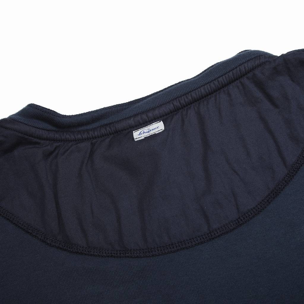 Schiesser シーサー コットンフライス ヘンリーネックカットソー ロングスリーブ shirt1/1 henry white