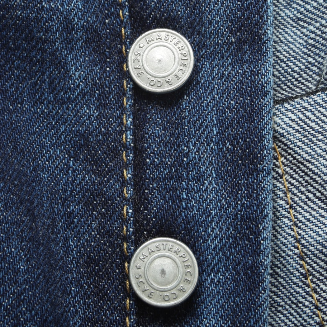 SCYE BASICS サイベーシック ウオッシュド セルビッチ デニム ワイド ジーンズ インディゴ Selvedge Denim Used Wash Wide Leg Jeans インディゴ