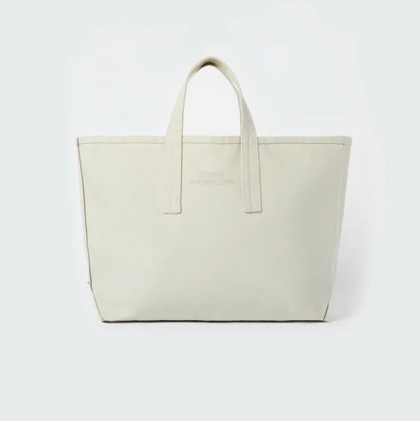 STUDIO NICHOLSONN スタジオニコルソン  スモール トートバッグ SMALL TOTE DOVE オフホワイト