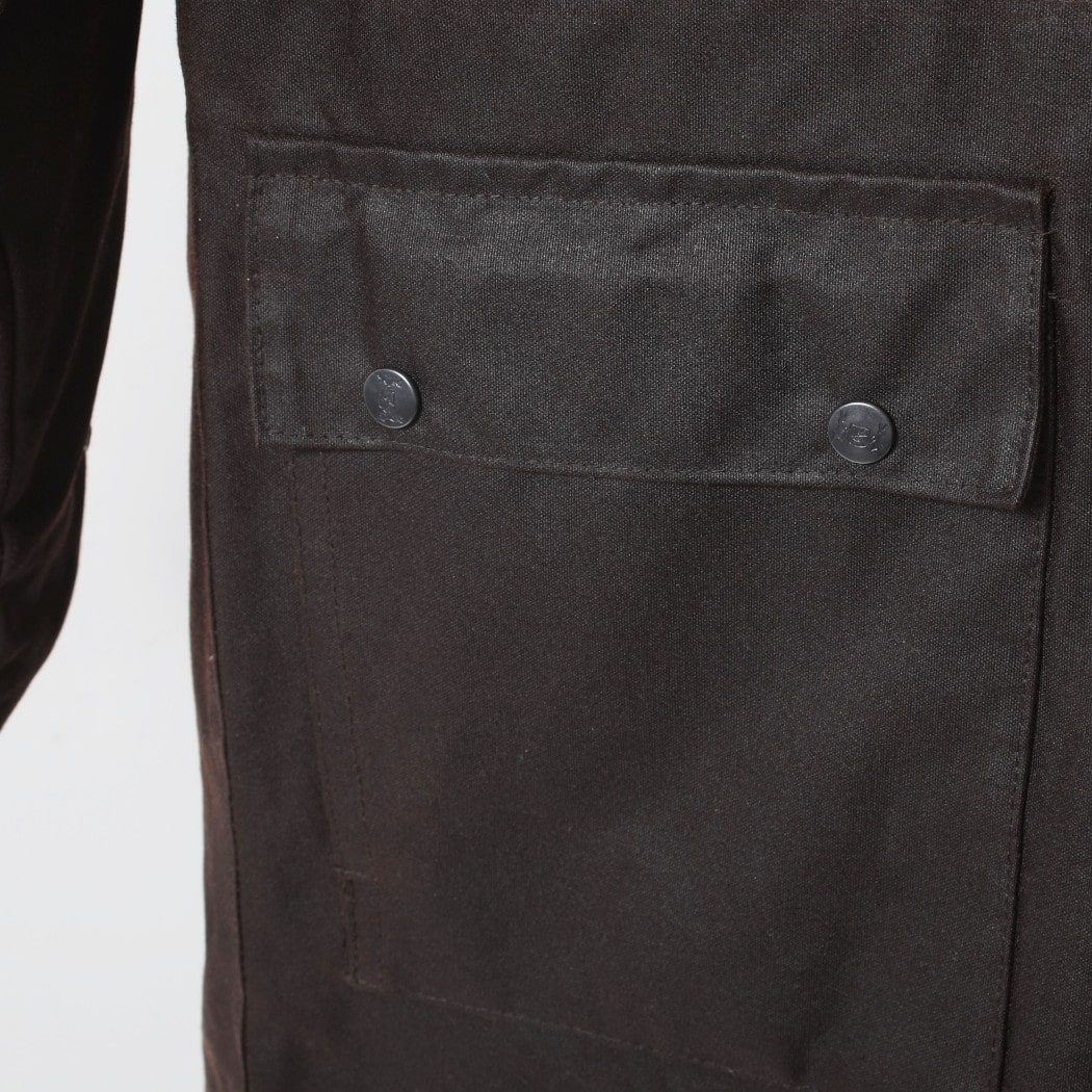 Rockall Outdoor Aussie Duster Waxed Coat ロッコール アウトドア ワックスコットン オージーダスターコート ブラウン