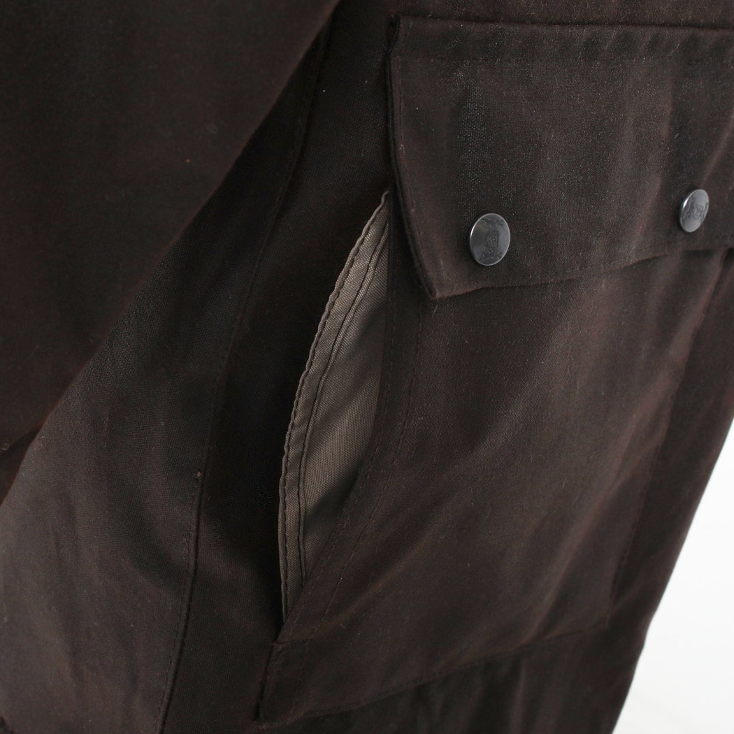 Rockall Outdoor Aussie Duster Waxed Coat ロッコール アウトドア ワックスコットン オージーダスターコート ブラウン