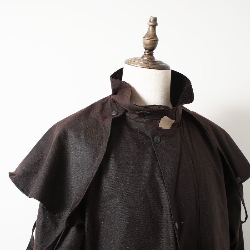 Rockall Outdoor Aussie Duster Waxed Coat ロッコール アウトドア ワックスコットン オージーダスターコート ブラウン