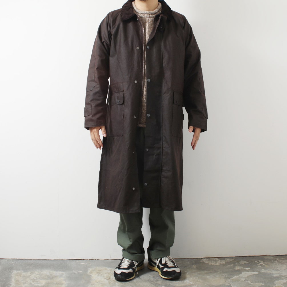 Rockall Outdoor Aussie Duster Waxed Coat ロッコール アウトドア ワックスコットン オージーダスターコート ブラウン