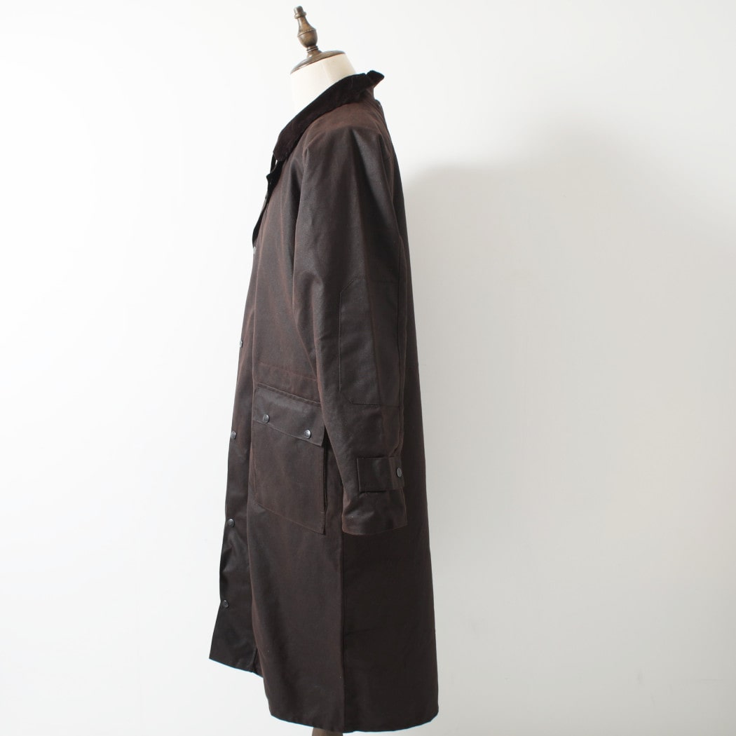 Rockall Outdoor Aussie Duster Waxed Coat ロッコール アウトドア ワックスコットン オージーダスターコート ブラウン