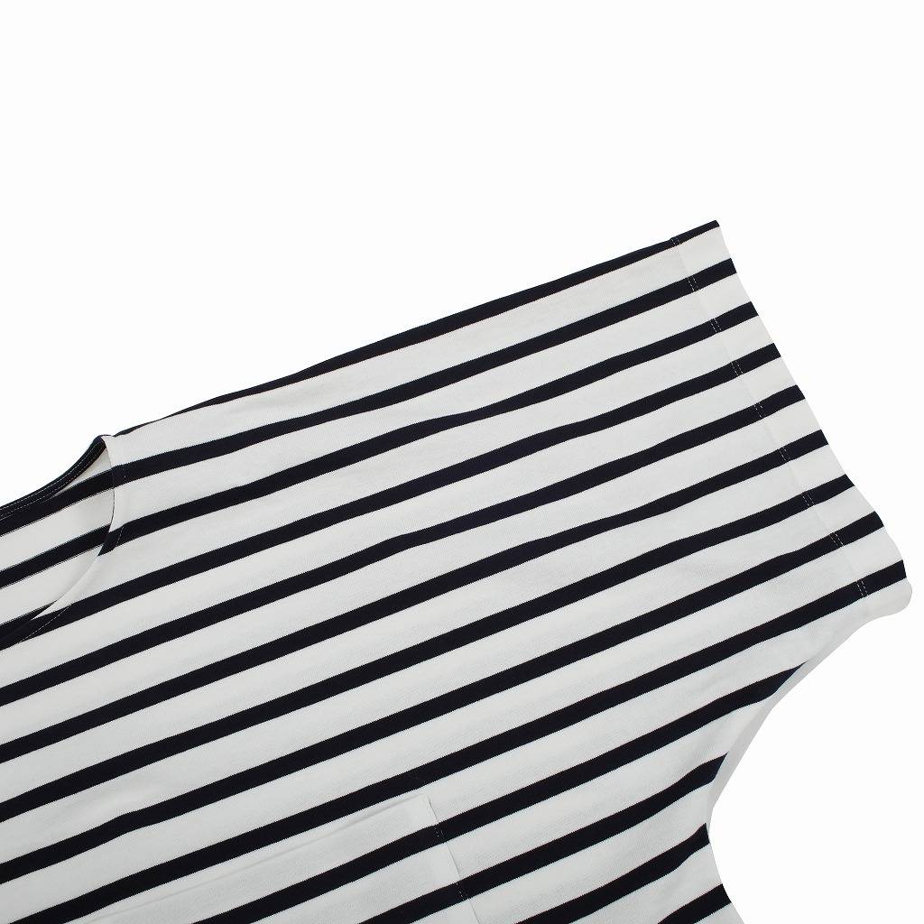 ATHA アタ ボートネック シャツ カットソー ボーダー OVERSIZED BORDER BRETON SHIRT BORDER