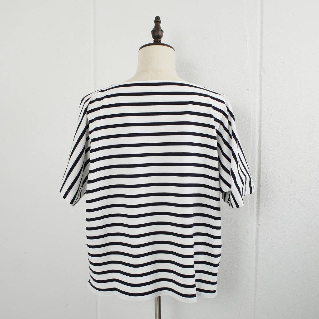 ATHA アタ ボートネック シャツ カットソー ボーダー OVERSIZED BORDER BRETON SHIRT BORDER