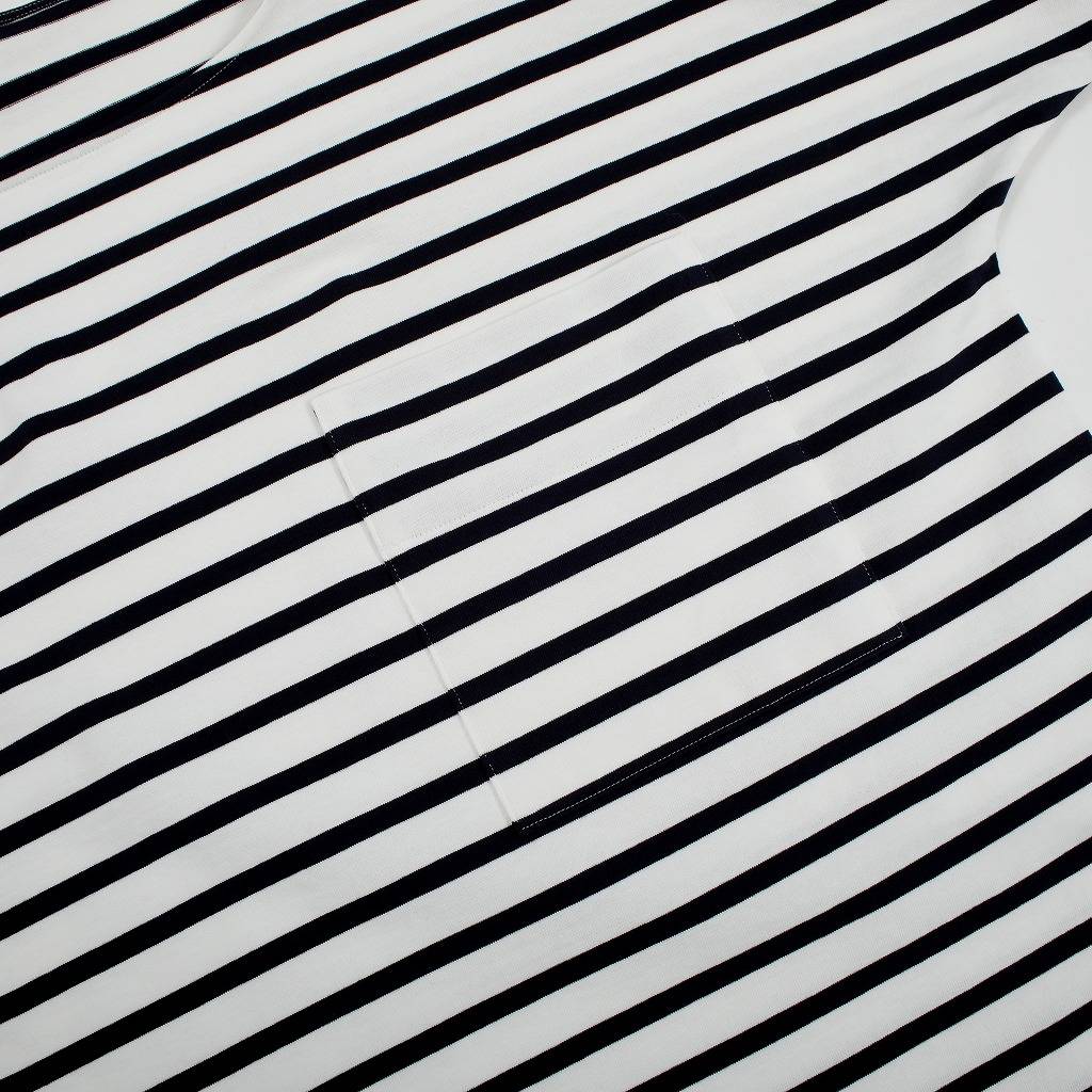 ATHA アタ ボートネック シャツ カットソー ボーダー OVERSIZED BORDER BRETON SHIRT BORDER