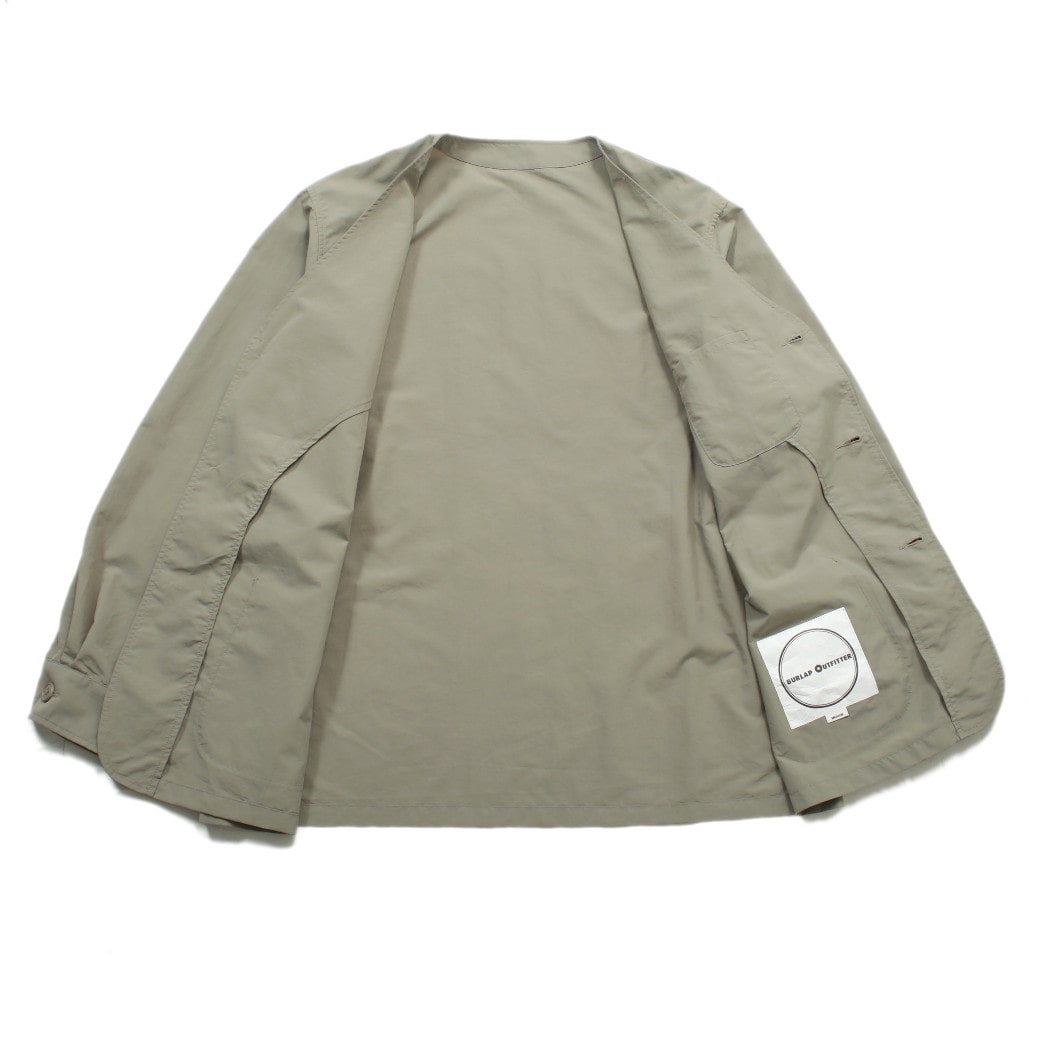 BURLAP OUTFITTER バーラップアウトフィッター サプレックスナイロン ペン ジャケット ライトウエイト グレージュ PEN JACKET BRINDLE