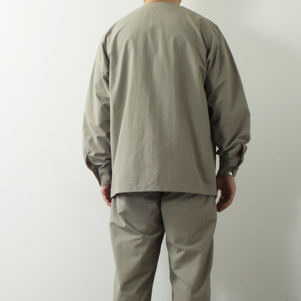 BURLAP OUTFITTER バーラップアウトフィッター サプレックスナイロン ペン ジャケット ライトウエイト グレージュ PEN JACKET BRINDLE