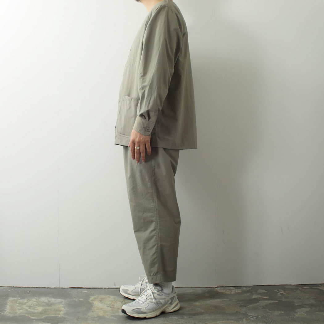 BURLAP OUTFITTER バーラップアウトフィッター サプレックスナイロン ペン ジャケット ライトウエイト グレージュ PEN JACKET BRINDLE