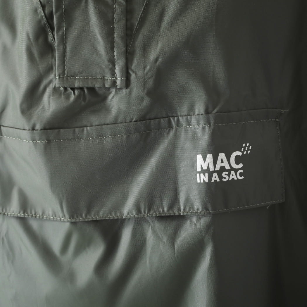 MAC IN A SAC マックインアサック ユニセックス パッカブル ウォータープルーフ ポンチョ カーキ