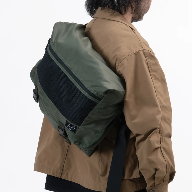 YOSEMITE STRAP ヨセミテストラップ EXPANDER MESSENGER BAG エキスパンダ－ ユーティリティ メッセンジャーバック カーキ