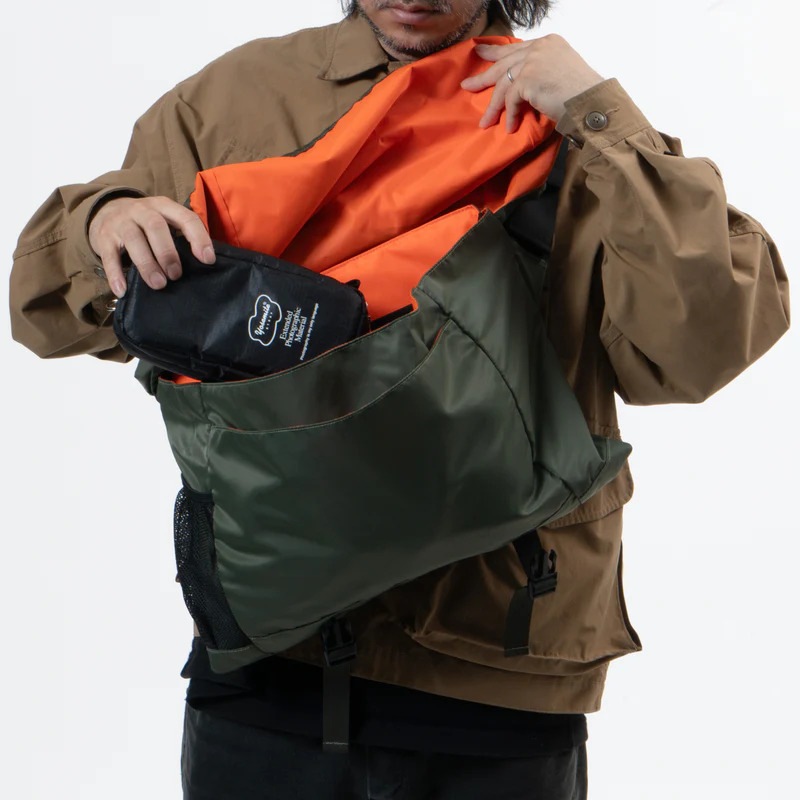 YOSEMITE STRAP ヨセミテストラップ EXPANDER MESSENGER BAG エキスパンダ－ ユーティリティ メッセンジャーバック カーキ